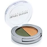 Lauren Brooke Cosmetiques Pressed Eye Shadow Duo, Richly Pigmented Natural Eyeshadow, EU Certified Organic Makeup For Women (Evergreen/Indian Summer)