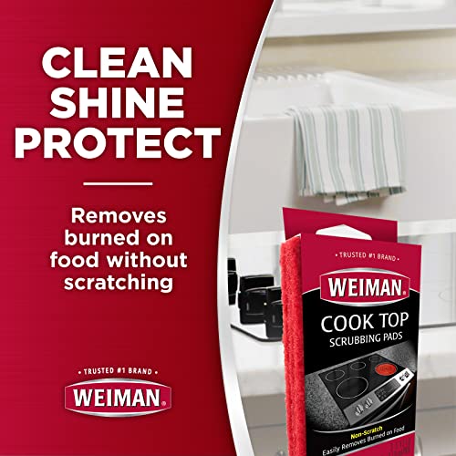 Weiman Ceramic and Glass Cooktop Cleaner and Polish 20 Ounce 3 Pads
