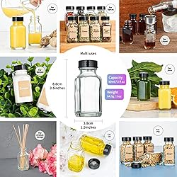 Syntic Reusable Ginger Shot Bottles with Caps - 8