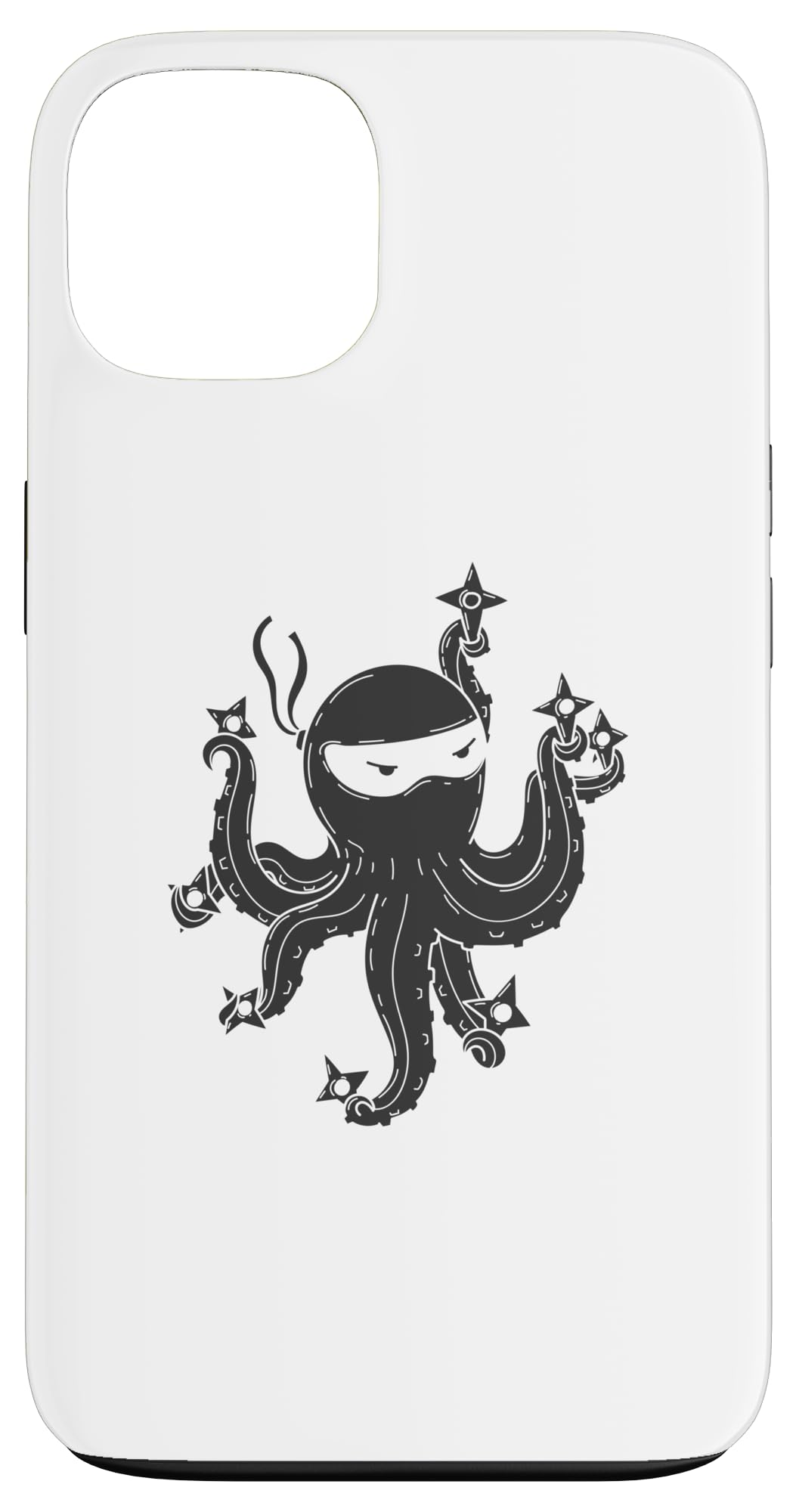 Ninja Octopus with throwing Stars Case for iPhone 13