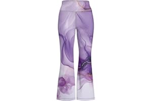 Tutolipy Girls Yoga Pants 5-14 Girls Flared Leggings Kids Yoga Pants Bell Bottom Leggins High Waisted Bootcut Sweatpants