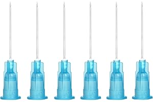 KIGITIK 100 Pack 1Inch 23Ga Industrial Glue Dispensing Accessories, Lab Tools, Suitable for Refilling Liquid, Inks
