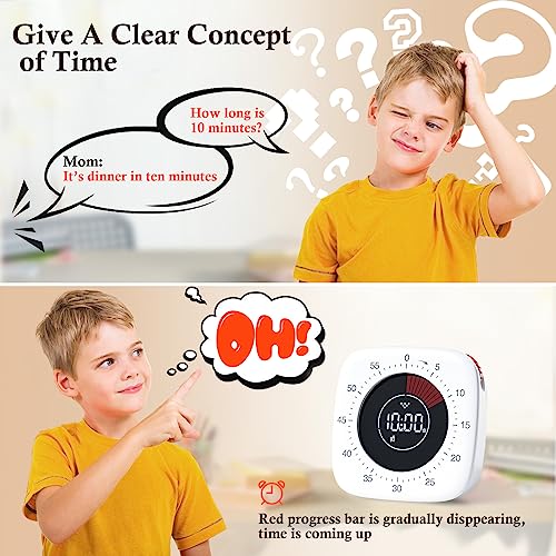 Visual Timer for Kids Classroom Timers 60 Minute Rechargeable