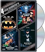 4 Film Favorites: Batman Collection (Batman / Batman Forever / Batman and Robin / Batman Returns)