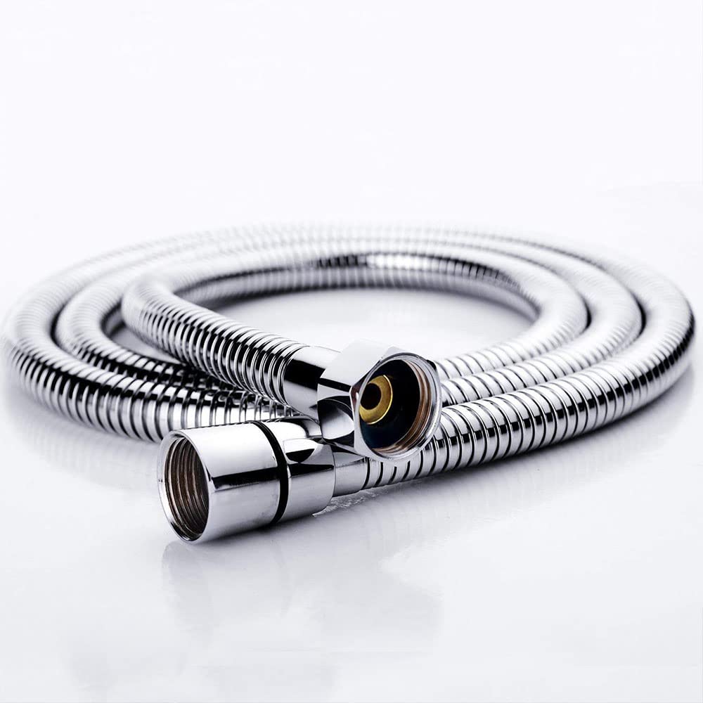 Kibath 190001 Stainless Steel Shower Bathtub Flexible Universal Extendable from 175 cm to 225 cm 175/225 cm