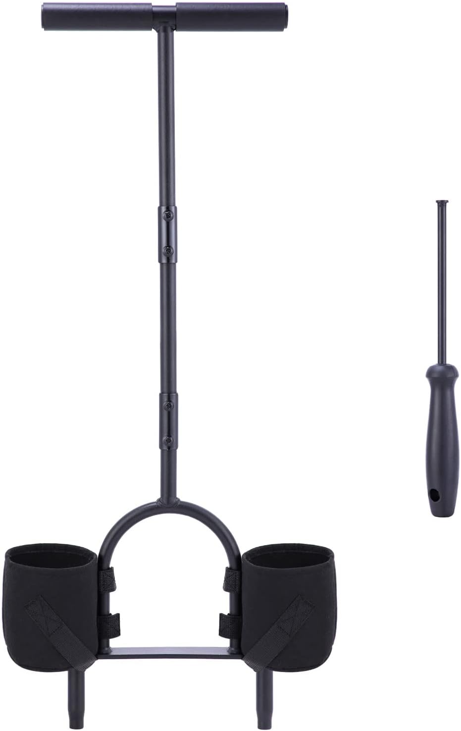 Ohuhu Lawn Aerator Hollow Tine Core Aerator with Bags Cleaning Tool 39in