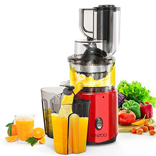 Juicer Machines, ENZOO Slow Masticating Juicer, Slow Cold Press Juicer