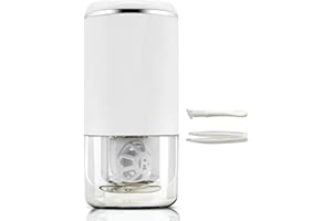 Professional Ultrasonic Contact Lens Cleaner for Sensitive Eyes - 3-Min Gentle Deep Cleaning for Soft & Colored Lenses, Porta