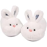Caramella Bubble Cute Bunny Animal Slipper for women Adult Fuzzy Warm House Slippers Novelty Fluffy Home Shoes Ladies Winter Slippers Indoor Outdoor