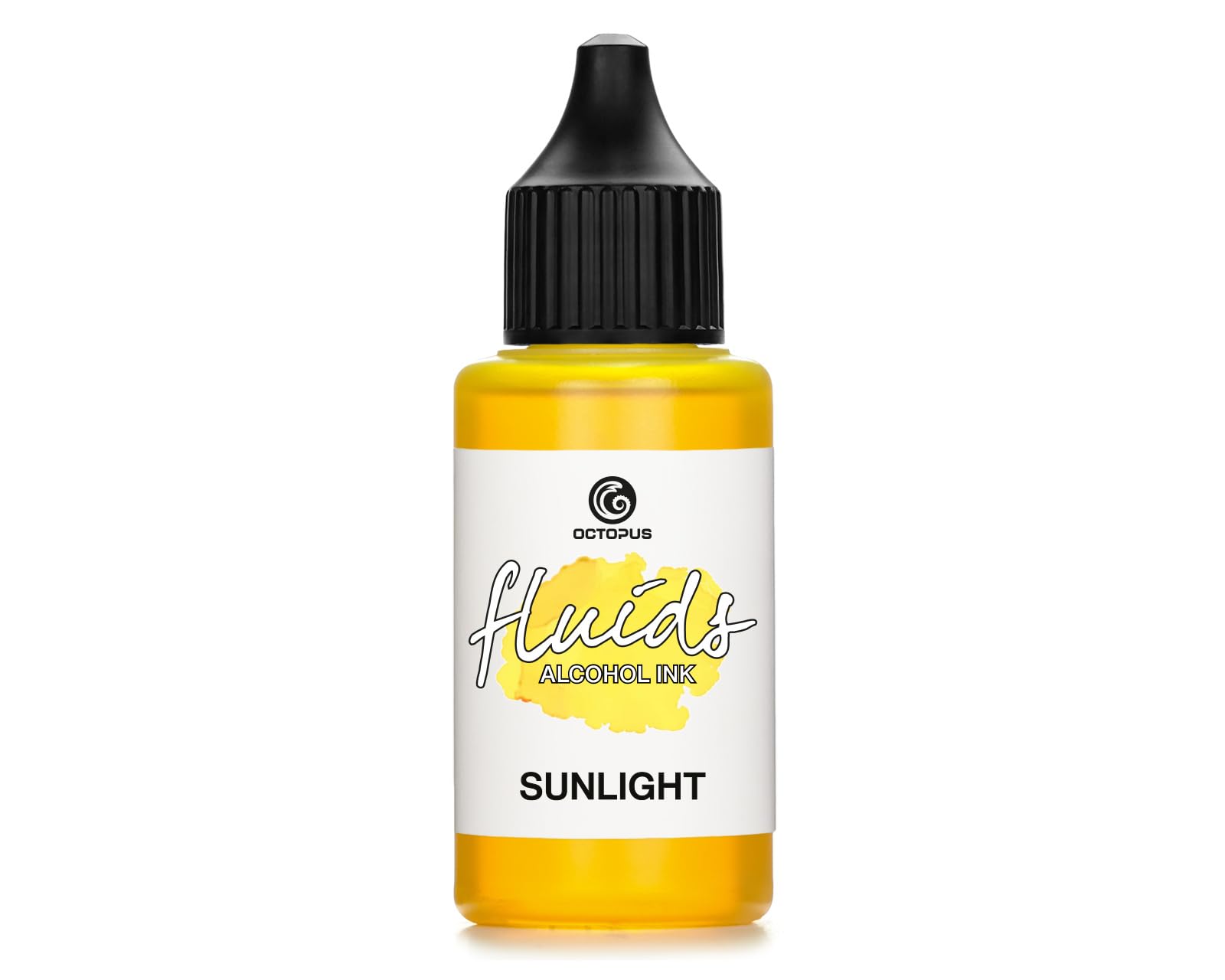 30ml Fluids Alcohol Ink Sunlight for Fluid Art and Resin, Yellow
