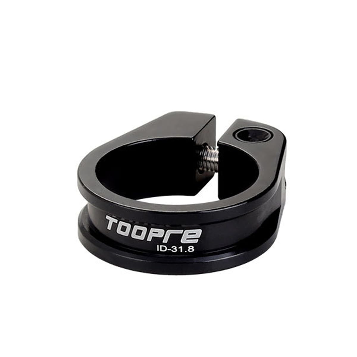 HOUSON Bicycle seat clamp, Aluminum Alloy Bicycle seat Post clamp Quick Release for Mountain Bike seat Tube Black 31.8mm