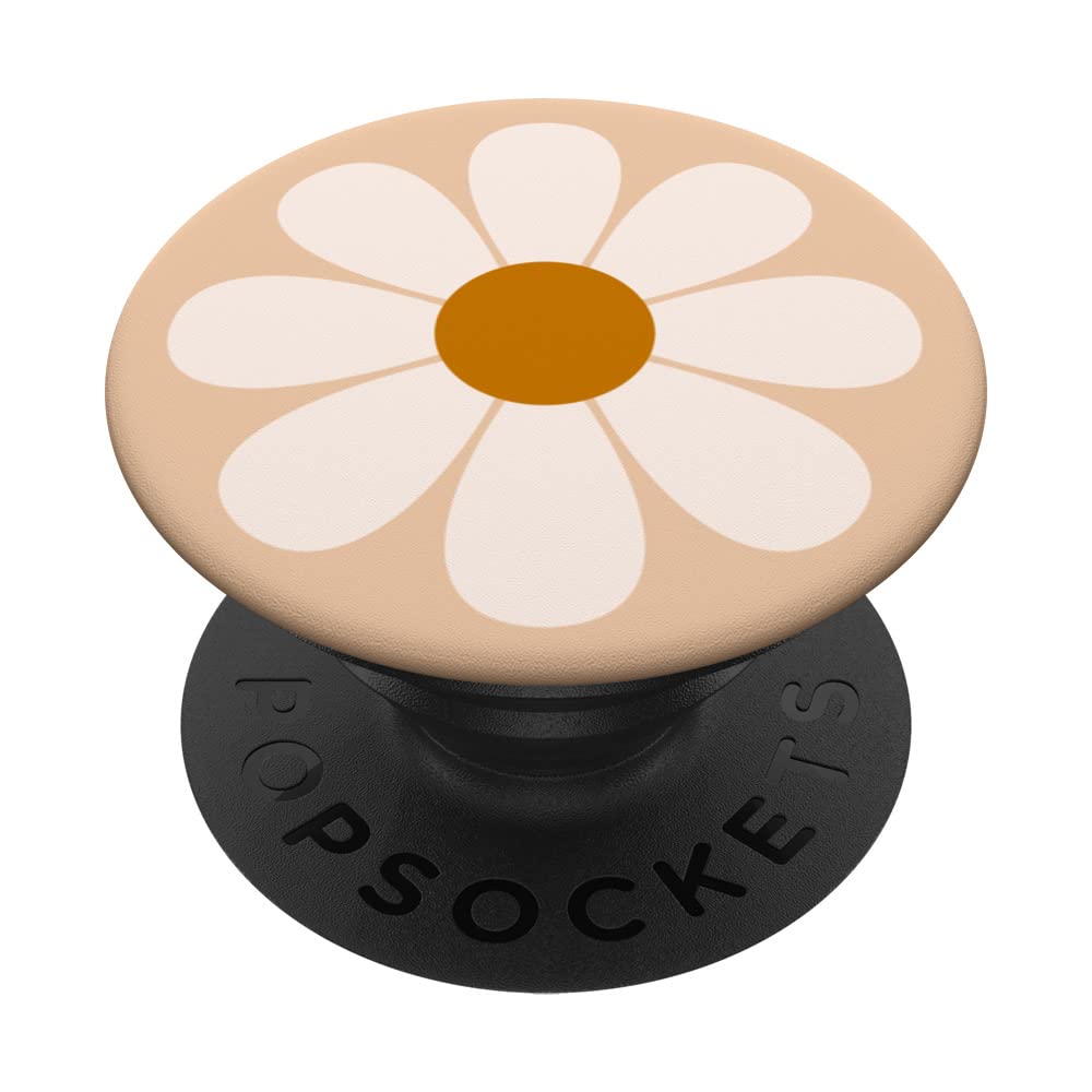 Retro Daisy Flower Summer Y2K Aesthetic Coconut Girl Bimbo PopSockets Swappable PopGrip