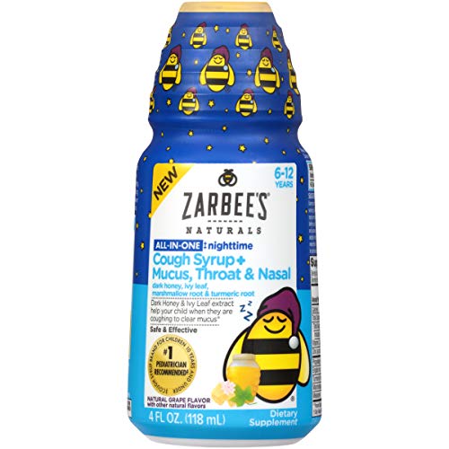 Zarbee's Naturals Children's All in One Nighttime Cough Syrup + Mucus