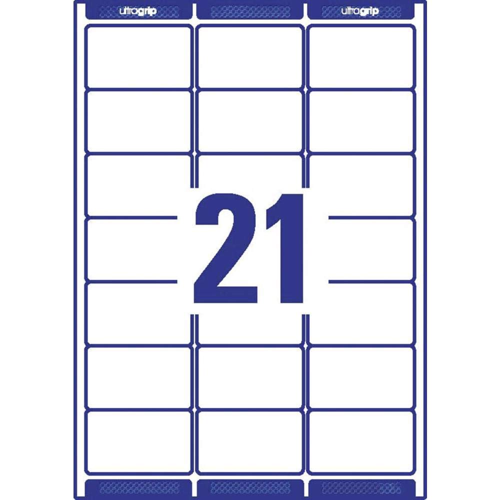 Avery Zweckform L7160-100 Address Labels 63.5 x 38.1 mm for C6 Envelopes 100 Sheets — image 1