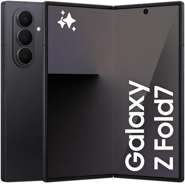 Galaxy Z Fold7 256GB - Galaxy AI, Ligero y Plegable, Pantalla Grande, Cámara 200MP, Memoria 12GB, Negro Oscuro, Garantía del Fabricante 3 Años + 1 año Extra (Versión Española) — foto 1 de 8
