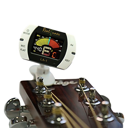 Guitar Tuner Chromatic Clipon Tuner for Guitar, Bass, Violin