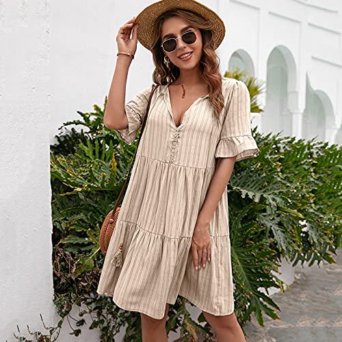 Summer Shift Dresses With Short Sleeves IFOTIME Summer Dresses For