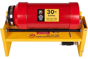 MJR Tumblers Commercial Duty 30lb Rock Tumbler. Capable of Running 18 Different Barrel Sizes & Combinations. Unmatched Quality, Durability & Versatility. MJR is a USA Disabled & Veteran Owned Company.
