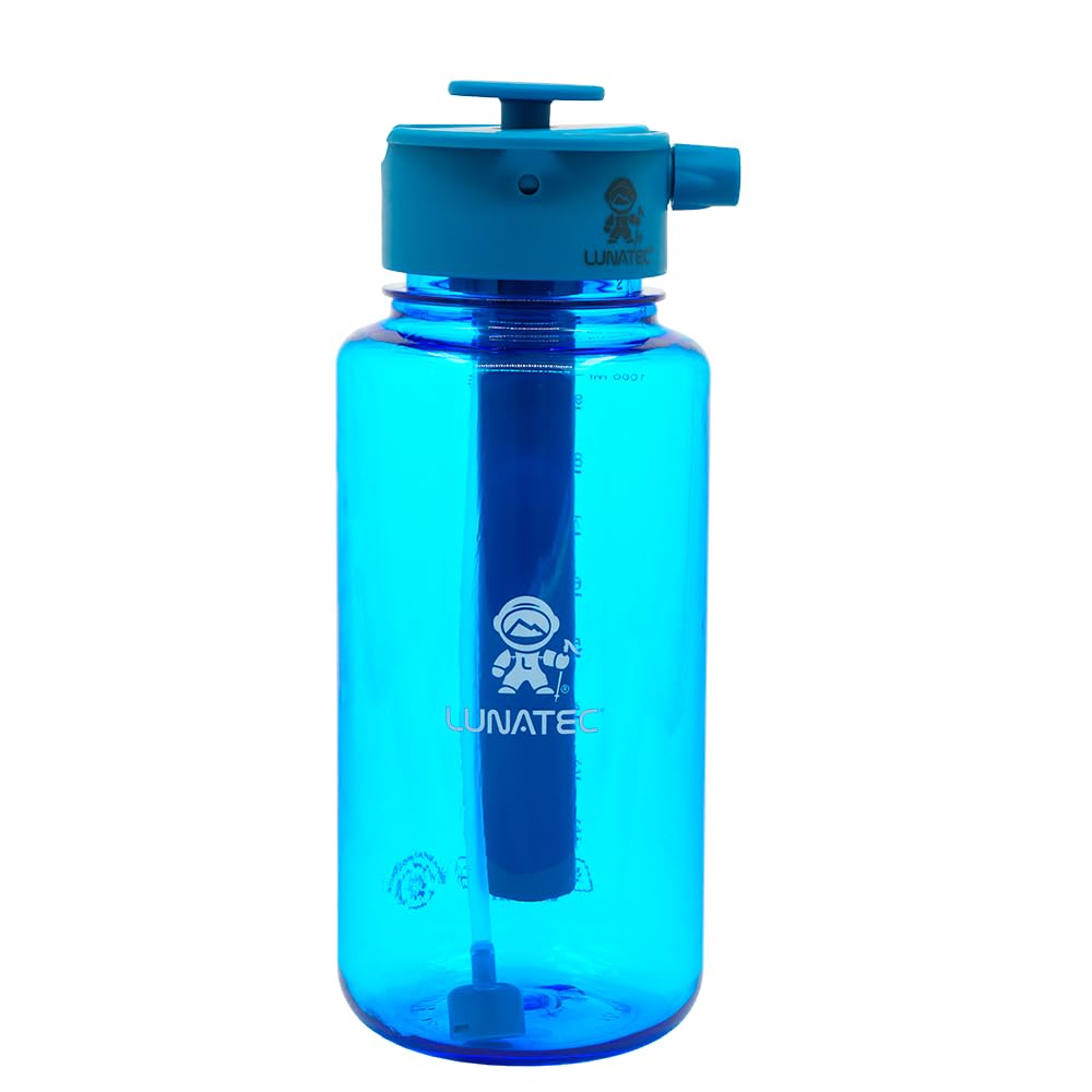 Lunatec Hydration Spray Water Bottle is a pressurized personal mister, camp shower and sport water bottle in one easy-to-use BPA free bottle. โ image 1