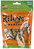 Riley's Organics - Apple - 5 oz Small Biscuits - Human Grade Organic Dog Treats - Resealable Bag