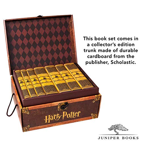 Juniper Books Harry Potter Boxed Set Hufflepuff Edition 7Volume Hardcover Book Set With