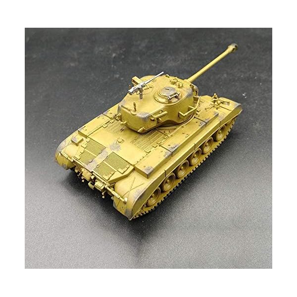 CMO Panzer Modelle Plastik 1/72, USA M26 Flugabwehrpanzer, Druckguss Militär Tank, Kinderspielzeug und Geschenke, 4,6… – Bild 4