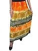 Woman's Maxi Skirt Tie Dye Peasant Gypsy Hippy Boho Long Skirts (Color2)
