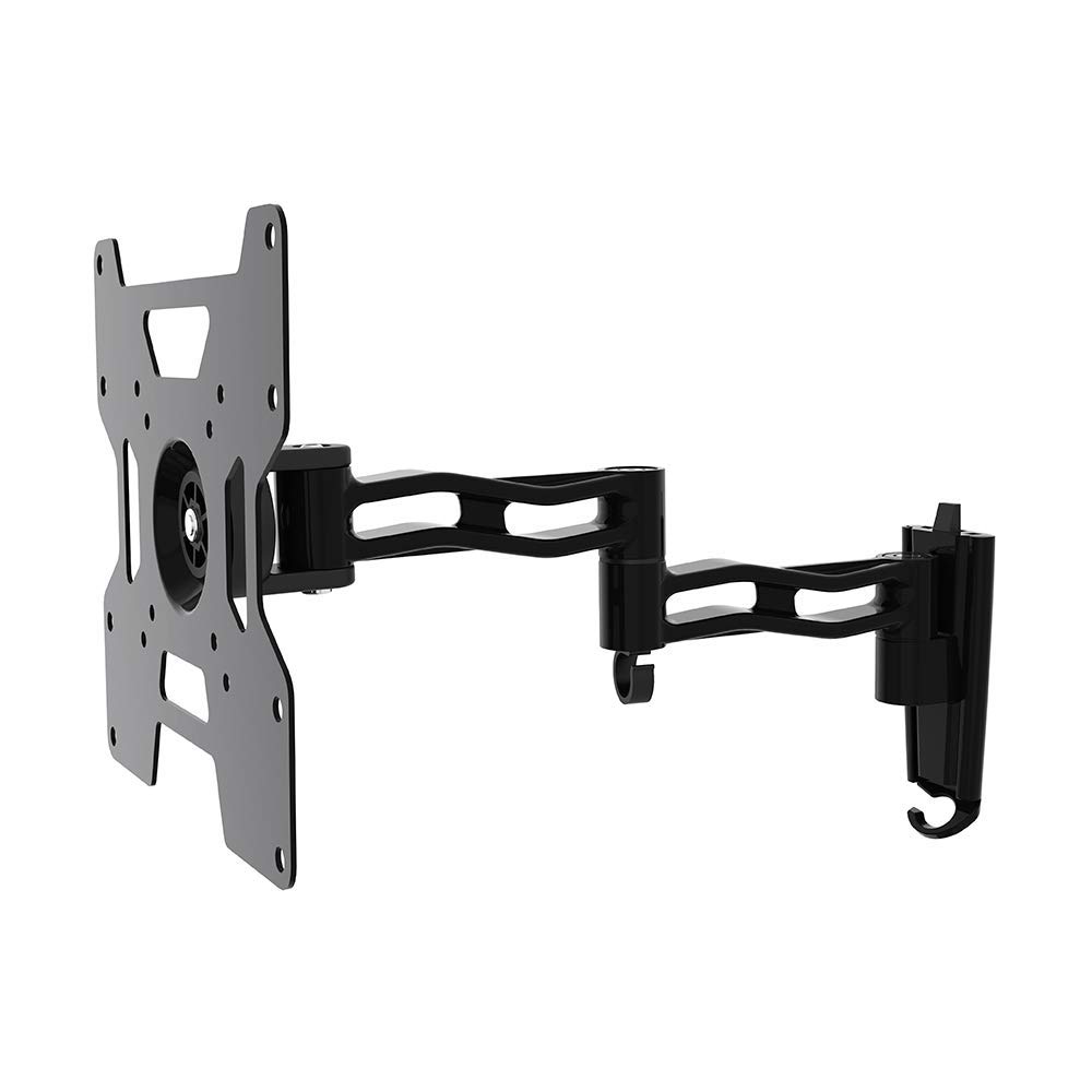 HAEGER Triple Tilt & Swove TV Stand - for Plasma/LED/LCD TV 17" - 37", Universal Mounting, Easy Assembly Design, Tilt: -15° ~ + 15° and Orientation: 180°