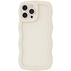 Anuck Case for iPhone 13 Pro Case Wave, Curly Frame