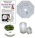 Kumihimo Starter Kit: KumiLoom(™) Disk/Bobbins/Booklet/Necklace Kit