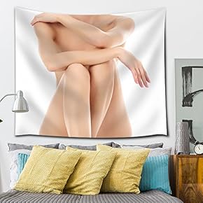 Beautiful Nude Model Portrait - Fabric Tapestry, Home Decor - 51x60 inches