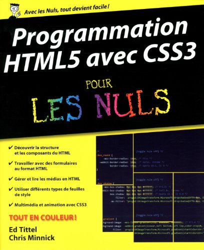 Programmation HTML5 avec CSS3