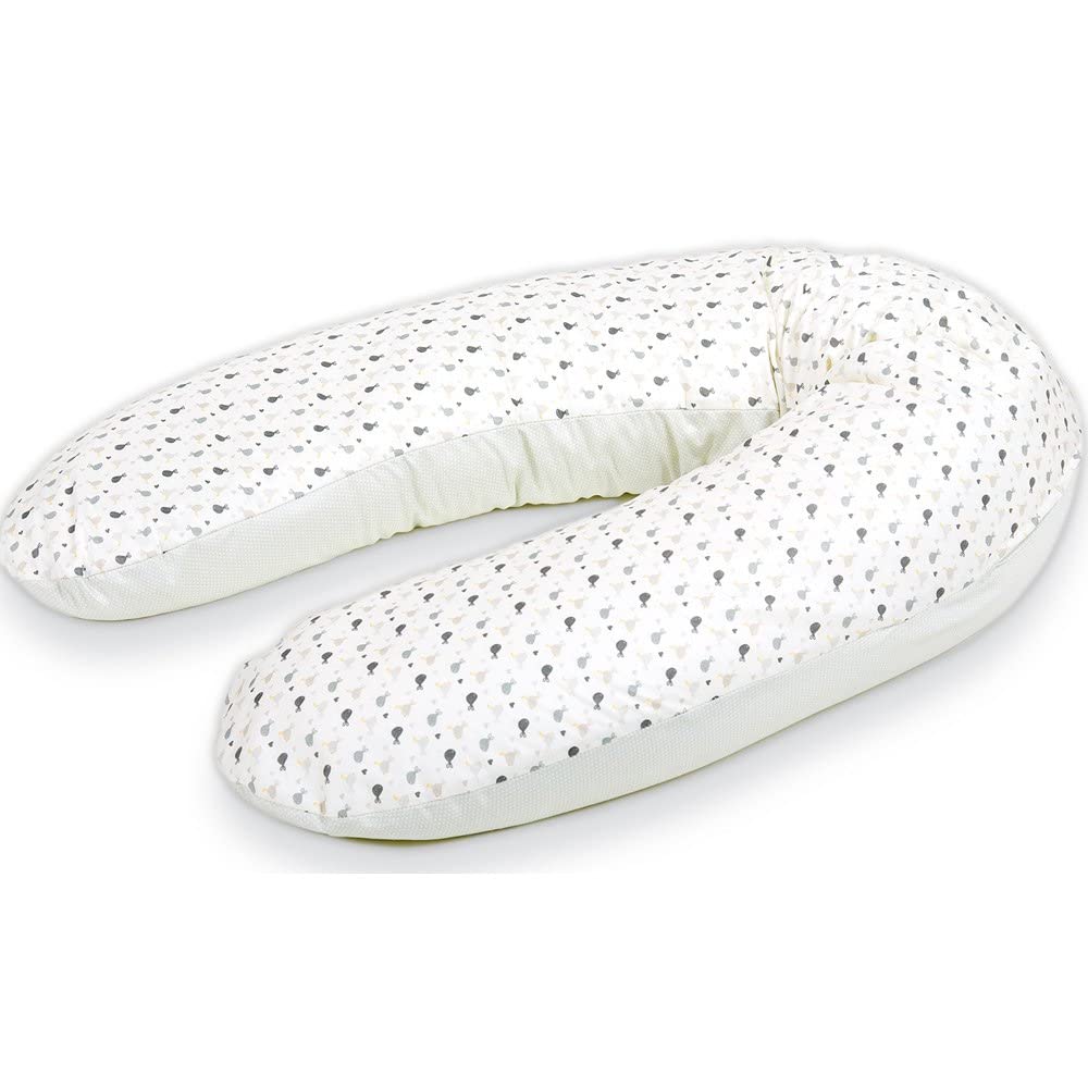 Birds Design 2 Nursing Cushions, Grey