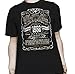 51st Birthday Gift Shirt for Men - Vintage 1974 Aged to Perfection - Black-001-XL
