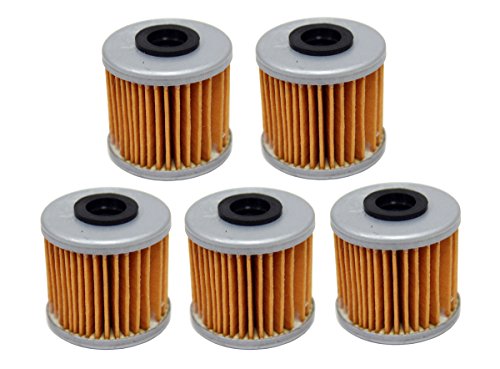 Factory Spec, FS-718, 5 PACK Oil Filters Honda ATV TRX450R TRX450ER CRF250R CRF450R