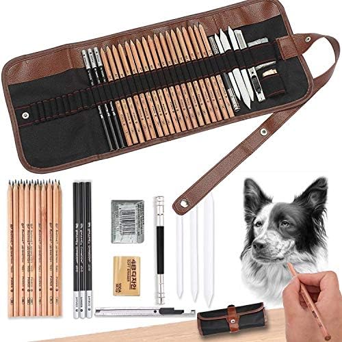 Sketch Pencils SetDrawing Pencils and Sketching Kit Complete Artist