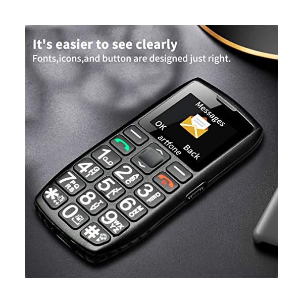 artfone-C1-Plus-Unlocked-Senior-Mobile-Phone-Big-Button-GSM-Mobile-Phone-for-Elderly-with-Dual-SIM-and-Charging-DockBlack artfone C1 Plus Unlocked Senior Mobile Phone, Big Button GSM Mobile Phone for Elderly with Dual SIM and Charging Dock…
