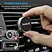 Car Mount, Inateck Aluminum Air Vent Magnetic Car Mount Phone Holder for iPhone 7/7 Plus/6/6 Plus, Samsung Galaxy S7/6 and Other Smartphones and GPS Devices - Silver