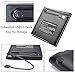 USB 3.0 Ultra Portable DVD Drive Burner, External Slim DVD +/-RW Burner Writer DVD CD ROM Drive for Apple Mac Macbook Pro, Windows 10 and 8 Laptop Desktops (black)