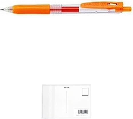 Amazon ゼブラ ゲルインクボールペン サラサクリップ 0 3mm オレンジ Jjh15 Or 本 画材屋ドットコム ポストカードa ジェルインクボールペン 文房具 オフィス用品