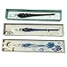 Glass Dip Pen,ArtCastle Handmade Glass Signature Pen Vintage Elegant Design, Gift Package, 2 Set