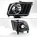 AKKON - For 2005 2006 2007 2008 2009 Ford Mustang OE Direct Replacement Black Headlights Lamp Left + Right