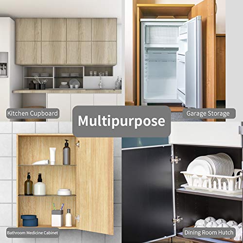 10 Pack Soft Close Hinge, ACRIMAX 1/2 Inch Overlay Face Frame