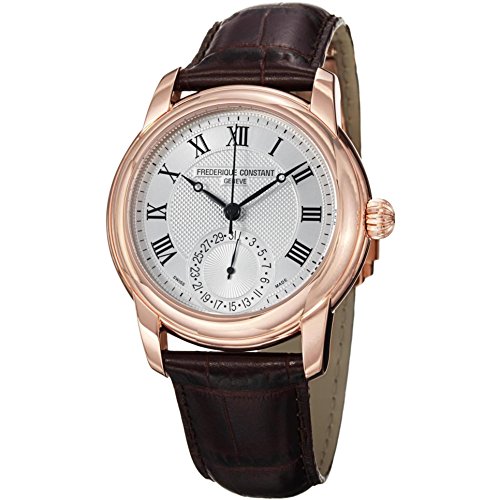 Frederique Constant Men's FC-710MC4H4 Maxime Dark Brown Leather Strap Watch