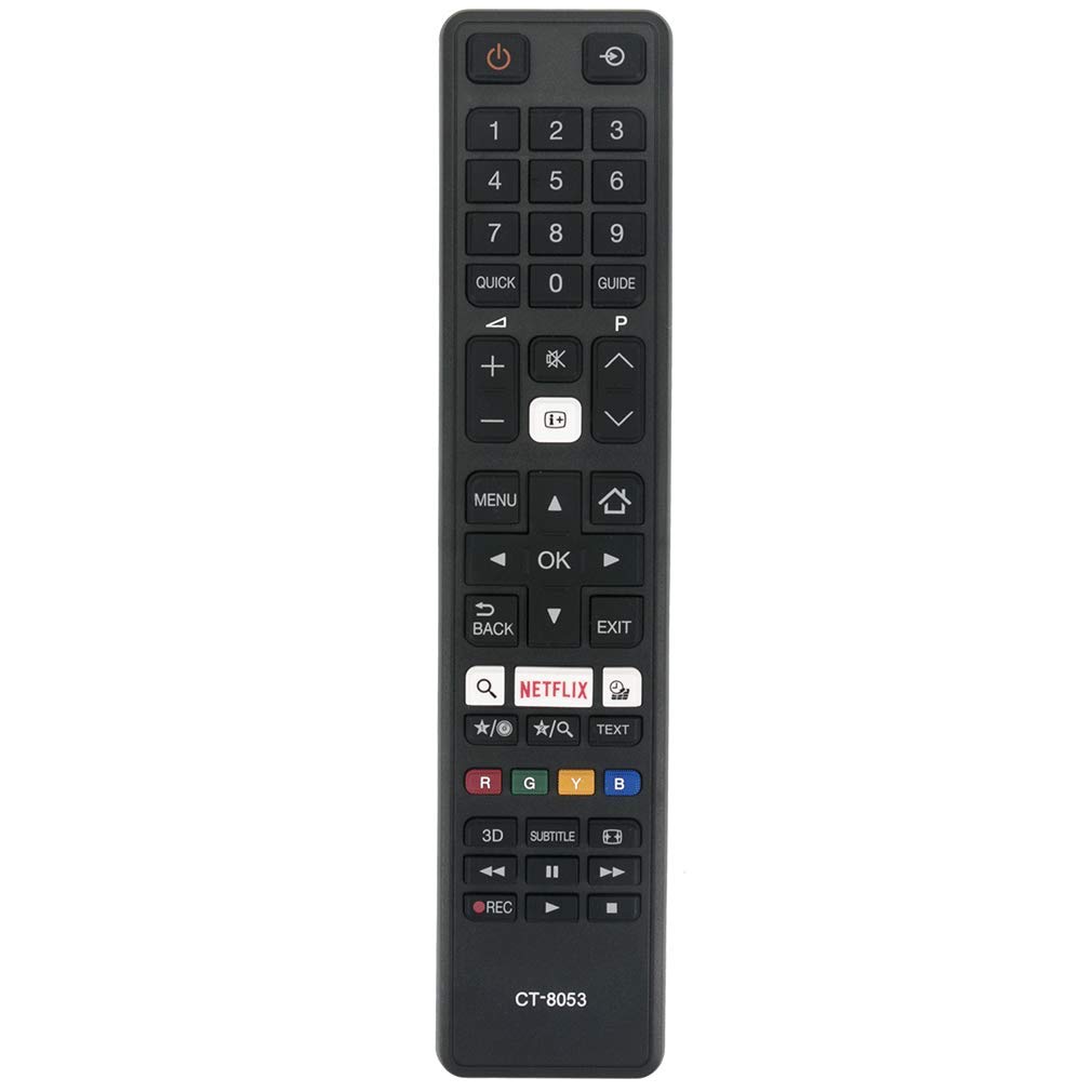VINABTY CT-8053 CT8053 Remote Control Replace for Toshiba ULTRA HD 4K TV 65U6663 32L3763DA 43L3733DG 43U6763DA 49L3763DG 49U5766DA 49V6763DA 55V6763DA 65U6763DA 75U6763DG 49U6763DG