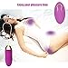 Jetpow Vibrating Egg Wands G-spot Clitorial Stimulate Waterproof Portable Wireless Remote Control USB Rabbits Women Bullet Massager Purple