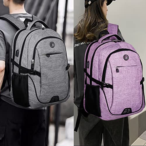 SHRRADOO Anti Theft Laptop Backpack Travel Backpacks With Usb Charging