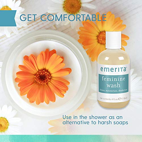 Emerita Feminine Cleansing & Moisturizing Wash Gently Cleanses & Deodorizes Formulated to