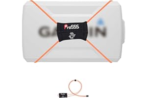 ProSSS Fish Finder Cover Straps - Adjustable Fishing Accessories Bungee Strap for Graph Screen Cover, Secure Fit for Travel Up to 18” – Compatible with Liv Fishing & Boat Cover Straps