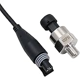100 Psi 1/8" NPT Thread Pressure Transducer Sensor Pressure Sender Stainless Steel Oil Pressure Transmitter for Car Automobil